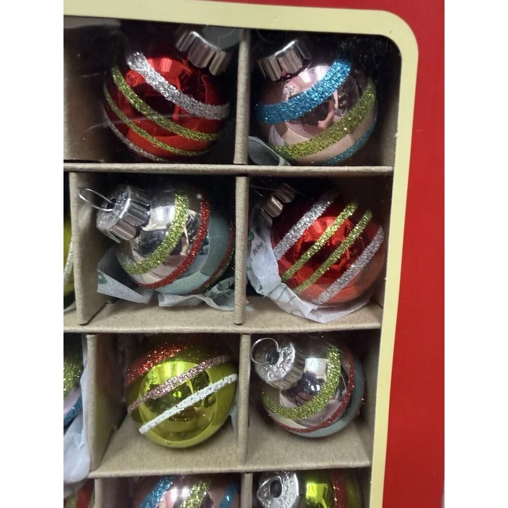 Shiny Brite Christopher Radko Christmas 20 Ornaments 1.25